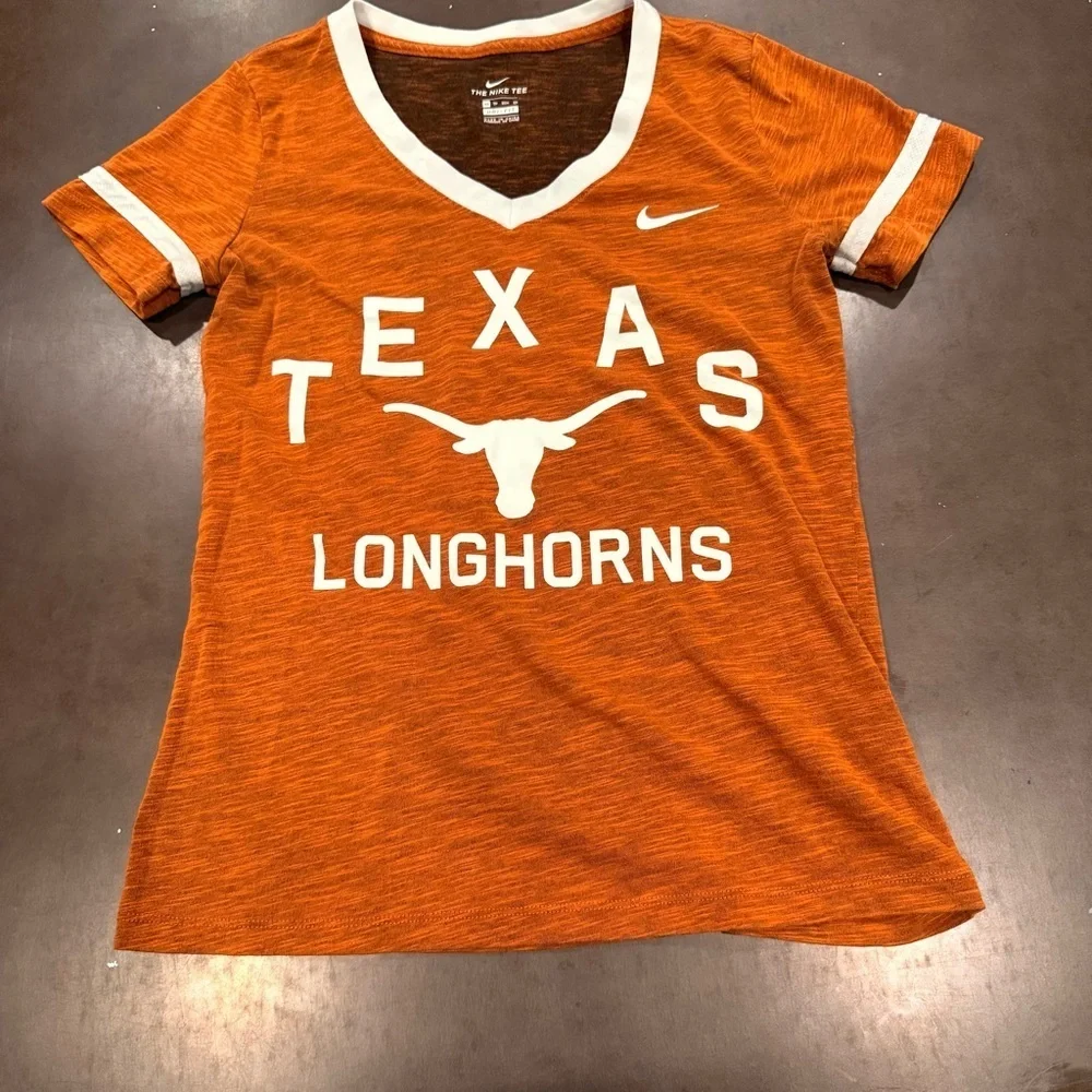 Nike Dri-FIT Texas Longhorns XS Orange Tee